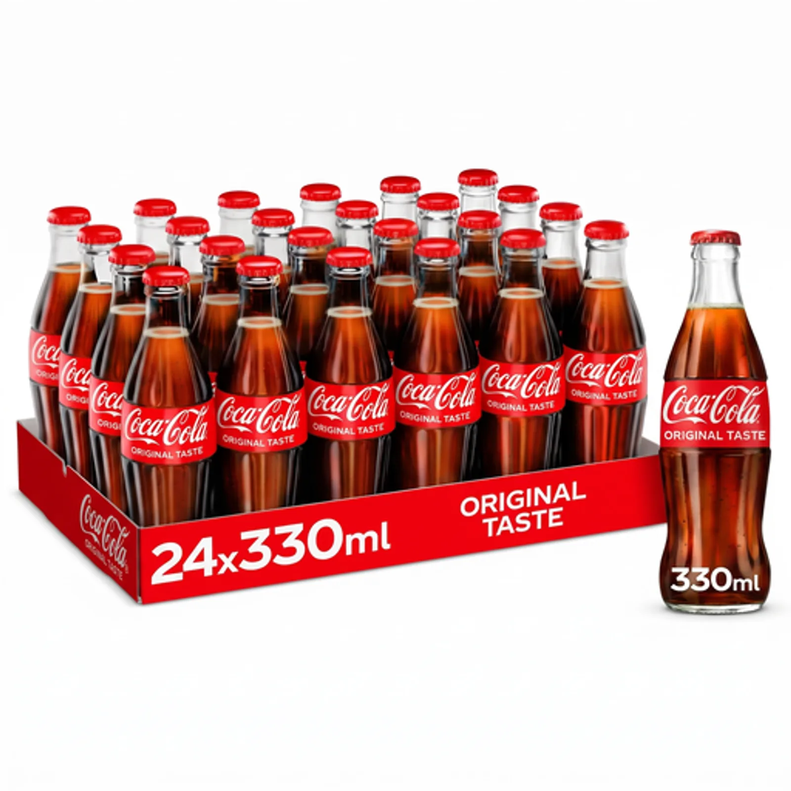 COCA COLA ORIGINAL GLASS 330ML
