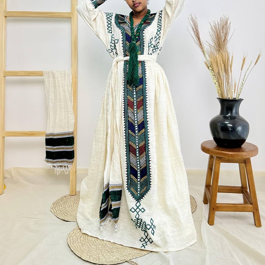 🧵 Vêtements habesha : porter la mémoire, tisser la fierté
